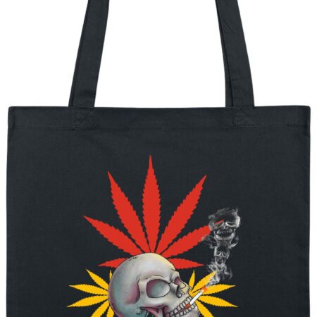 Black- Smoking Skull
