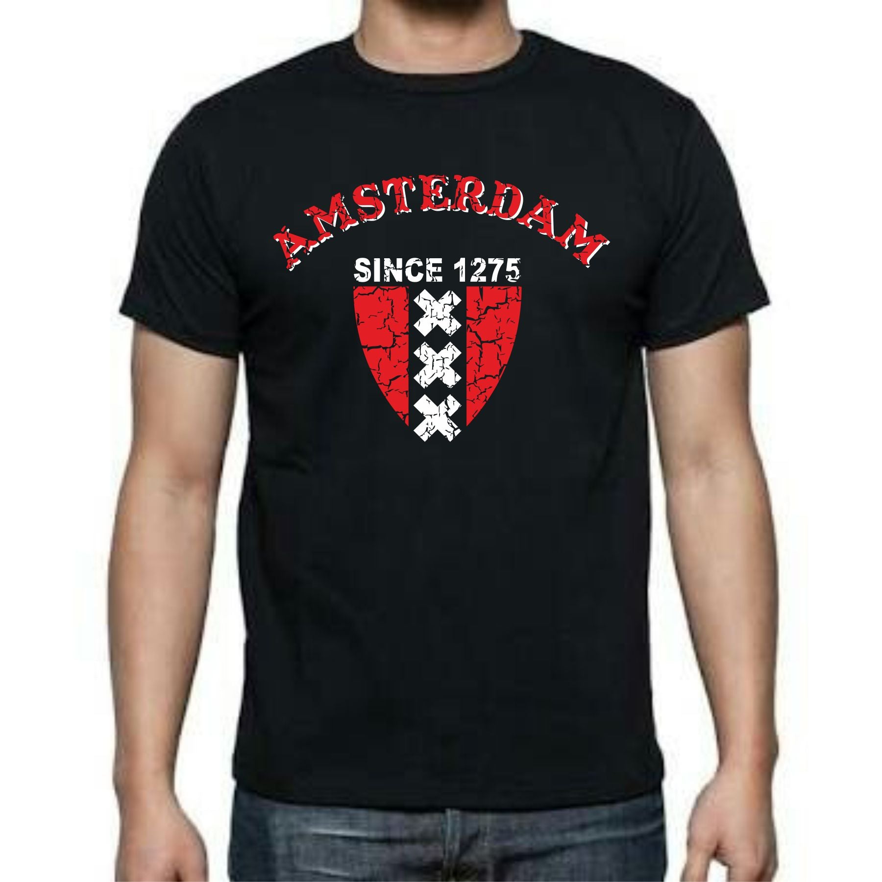 Amsterdam Flag-Black