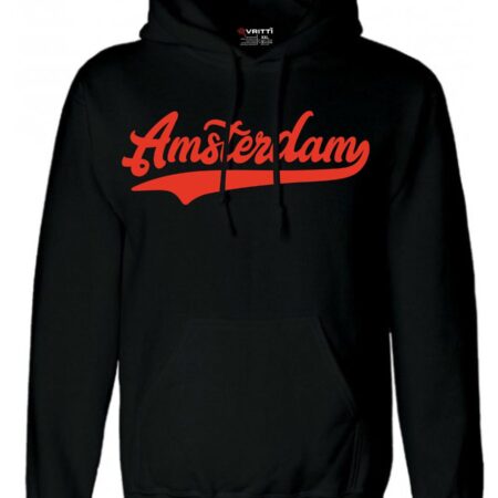 Amsterdam Puffed - Red Text