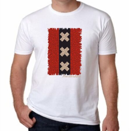 Amsterdam Flag-White