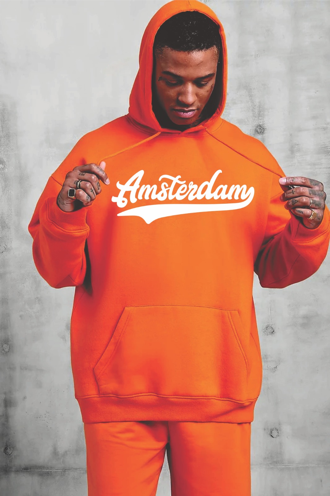 Amsterdam Puffed - White Text - Image 3