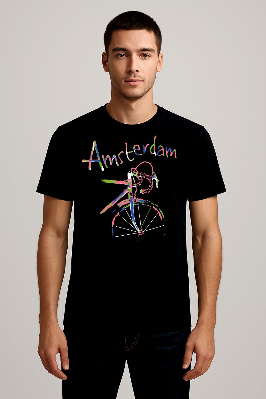 Half Multicolored Bike