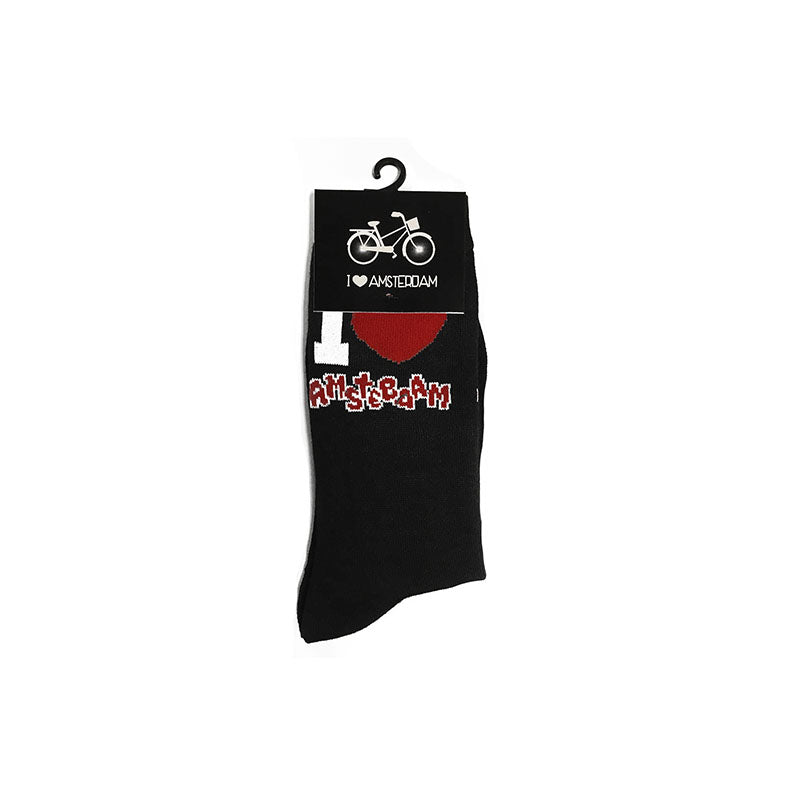 Socks-Black/I Love Amsterdam