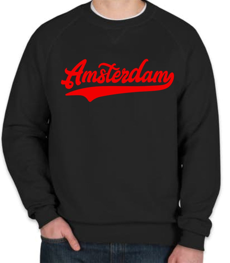 Amsterdam Puffed - Red Text