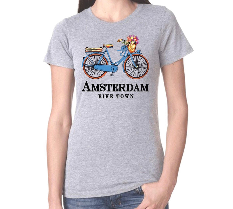 Blue Bike Town (Ladies Fit)