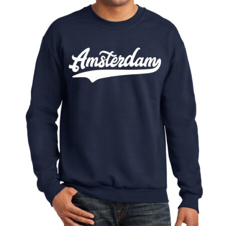 Amsterdam Puffed - White Text