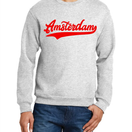 Amsterdam Puffed - Red Text