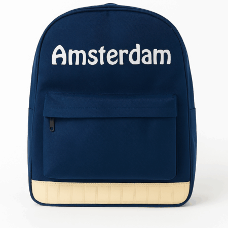 Amsterdam Backpack- Navy Blue