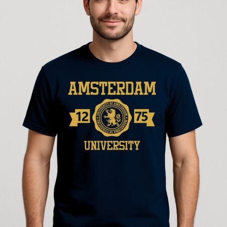 Amsterdam University- Mustard Color Text